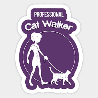 Pro Cat Walker Sticker